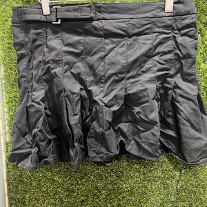 POSTER GIRL Black Mini Skirt Ruched Athletic